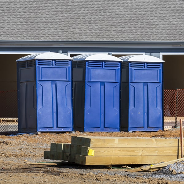 what is the maximum capacity for a single porta potty in Newton NC